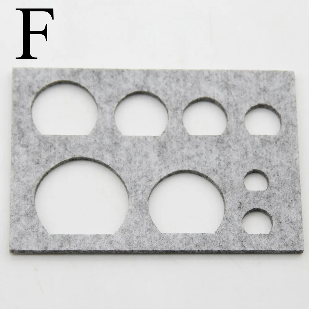 Rectangle F DIY вышивальные формы иглы для валяния шаблон ручной работы Животные Кошки Собаки уши глаза нос ремесло трафарет Аппликация Швейные принадлежности - Цвет: Rectangle F