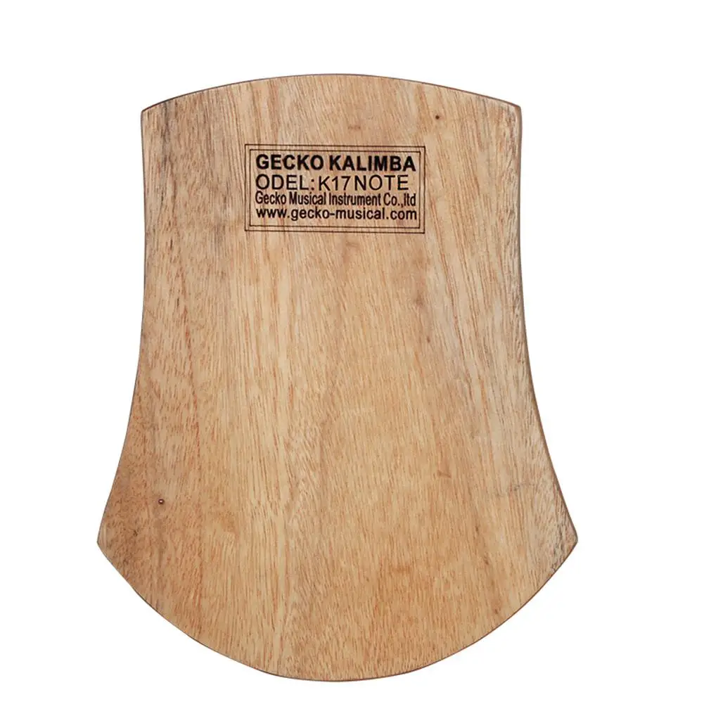 GECKO 17 ключ Kalimba большой палец фортепиано палец Mbira Sanza камфоровое дерево ударная клавиатура музыкальный инструмент K17NOTE K17CAS