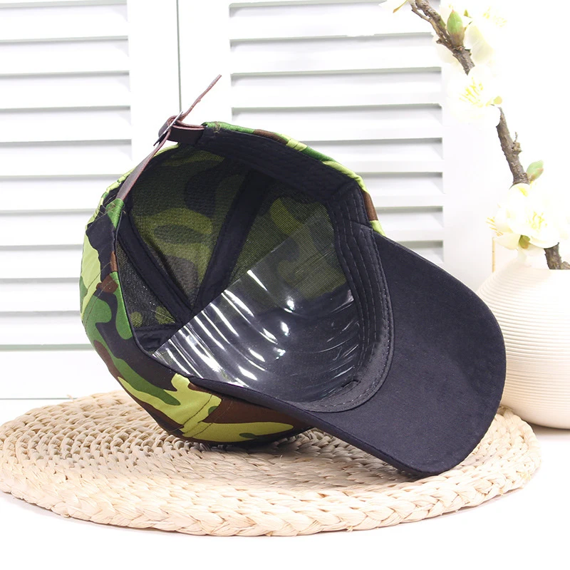 Осенне-Весенние Новые камуфляжные кепки для мальчиков и девочек детская