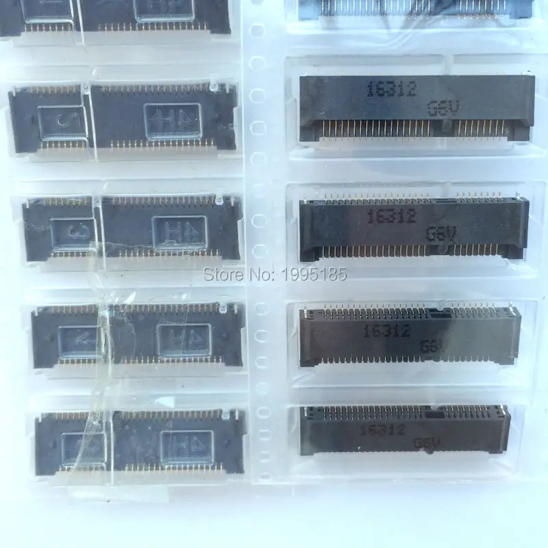 10 шт./лот высота 4 мм MINI PCIE MINIPCIE оригинальный msata разъем 52P|decking connector| |