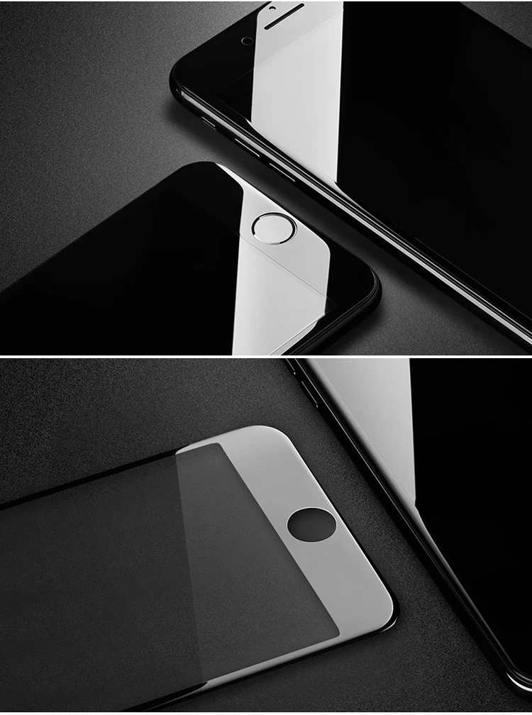 Iphone567/8/X Мягкий край 3 d поверхности полное закаленное стекло наклейка для iphone678splus LanZiGuang предотвращения wangcangli