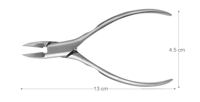 Ножницы для стрижки ногтей серебристые ножницы кутикулы инструмент удаления