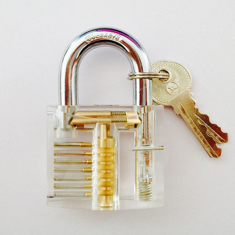 7 шт. прозрачная комбинация замков практика слесарный учебные пособия Видимый