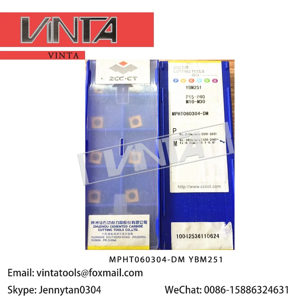 MPHT060304-DM/MPHT080305-DM/MPHT120408-DM YBM251/YBG302 cnc карбид токарные вставки режущие лезвия инструменты