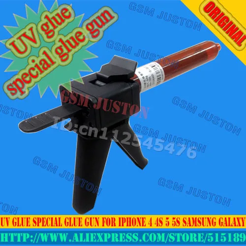 

UV glue special glue gun for iphone 4 4s 5 5s Samsung galaxy+++++ free shipping