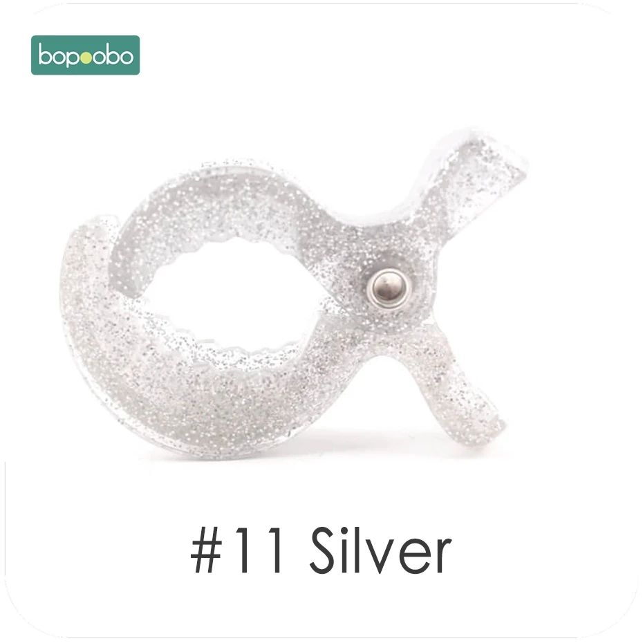 Silver Stroller Cip Bopoobo 3 шт. детская игрушечная лампа коляска фиксатор для коляски на крючок крышка одеяло зажимы автомобильное сиденье в виде игрушки игры Аксессуары для гимнастики детский Прорезыватель - Цвет: Silver Stroller Cip