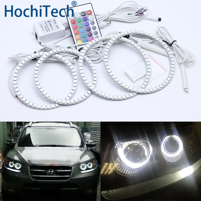 Для Hyundai SantaFe santafe 2007 2008 2009 2010 2011 2012 разноцветные фонари DRL|Фара для авто в сборе| |