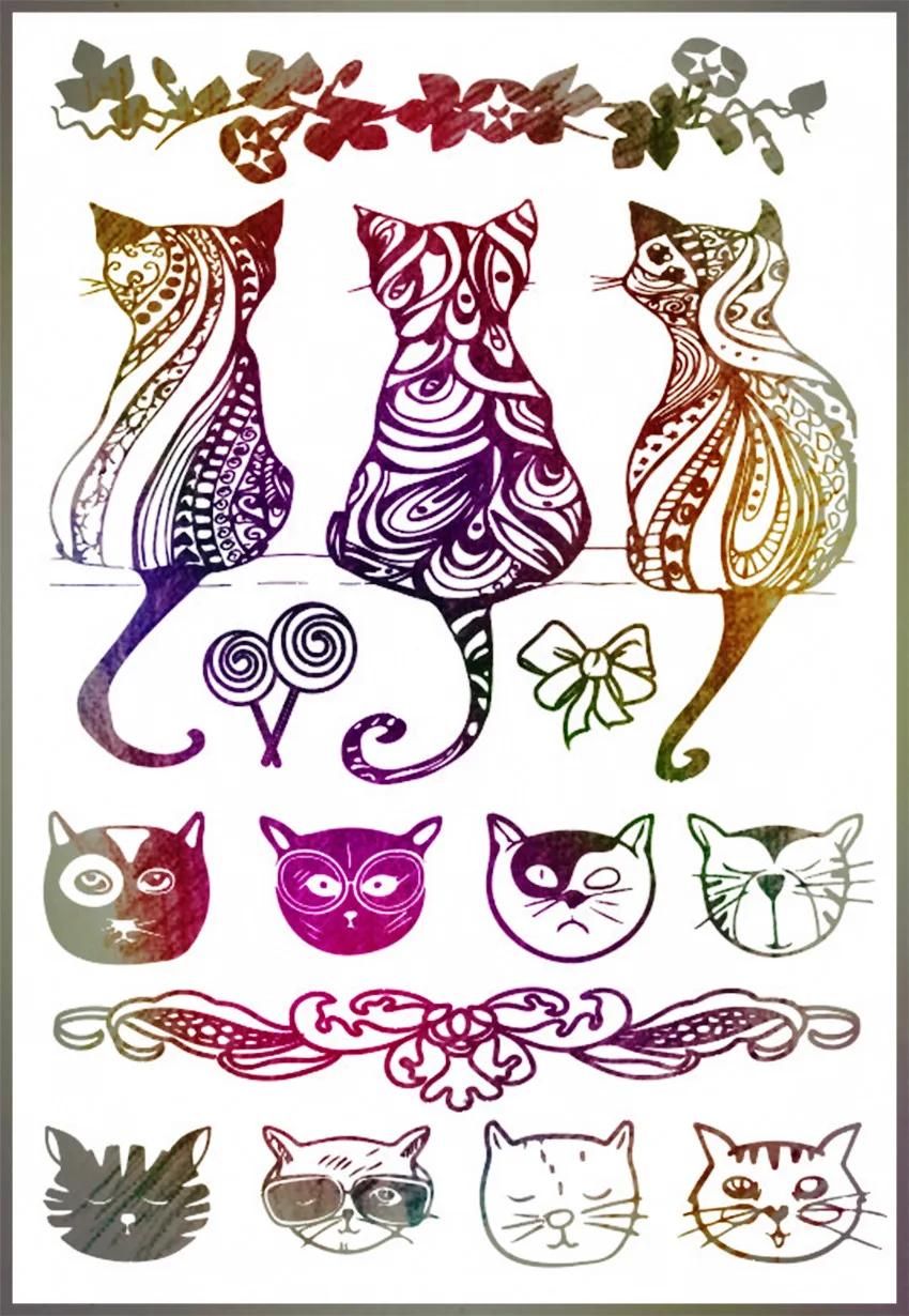 Хит продаж прозрачный штамп с котом и алфавитом силиконовый альбом для