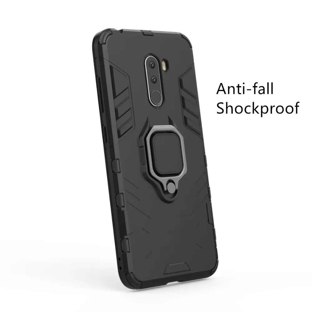 Надежный сверхпрочный бронированный ПК + ТПУ чехол для телефона Xiaomi PocophoneF1