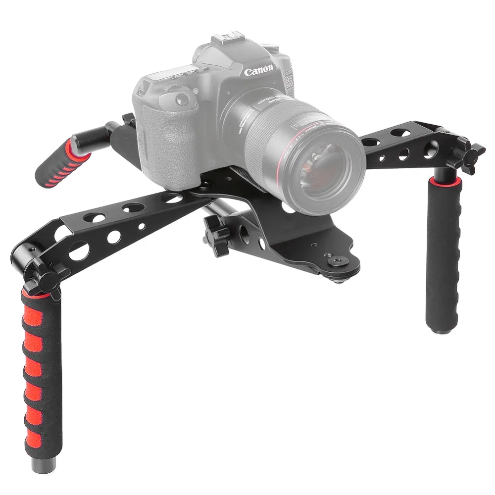 NEEWER DSLR RIG MOVIE KIT наплечное крепление(красный/оранжевый/синий) для цифровой зеркальной камеры и видеокамеры, таких как Canon