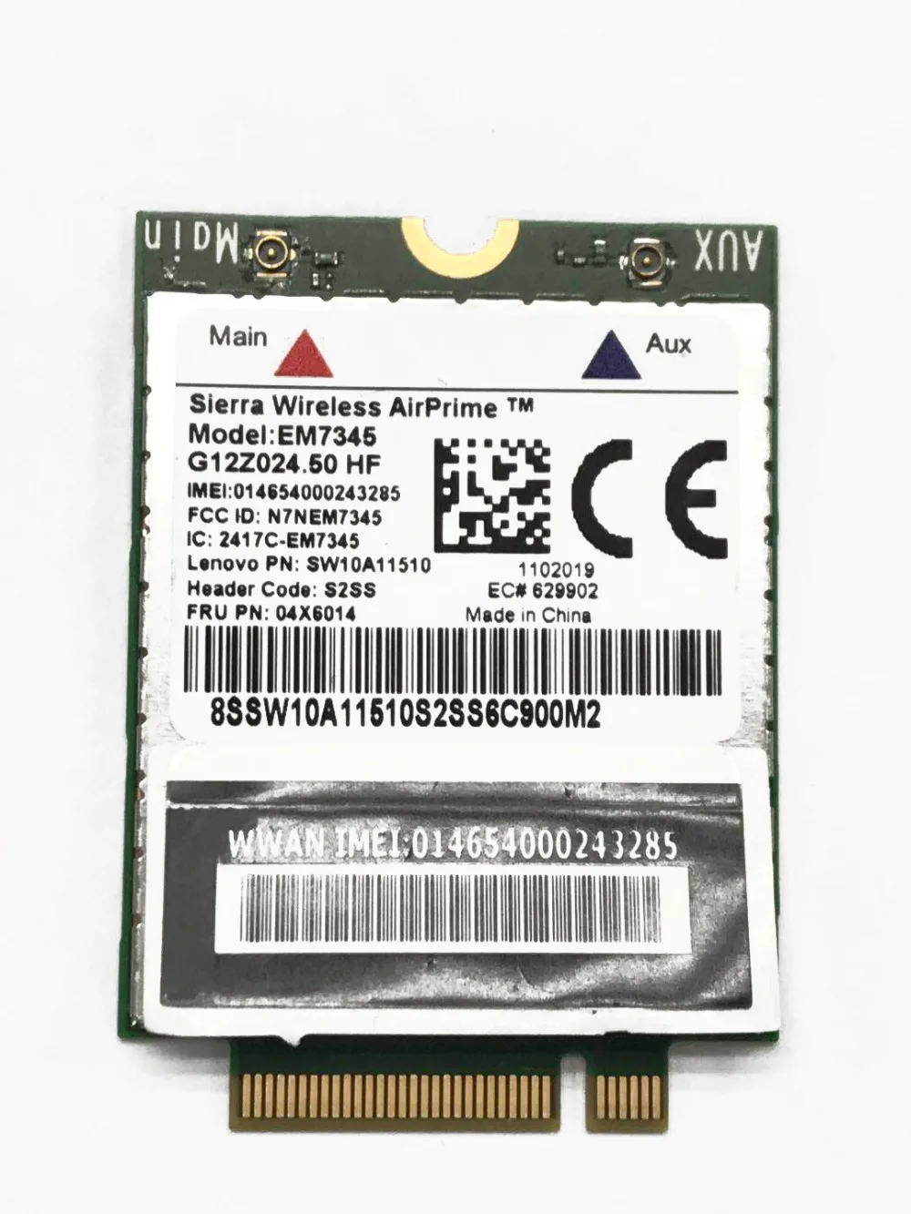 JINYUSHI Горячая распродажа! EM7345 FRU 04X6014 Новый GOBI5000 4G модуль NGFF wwan карта для thinkpad T440 W540