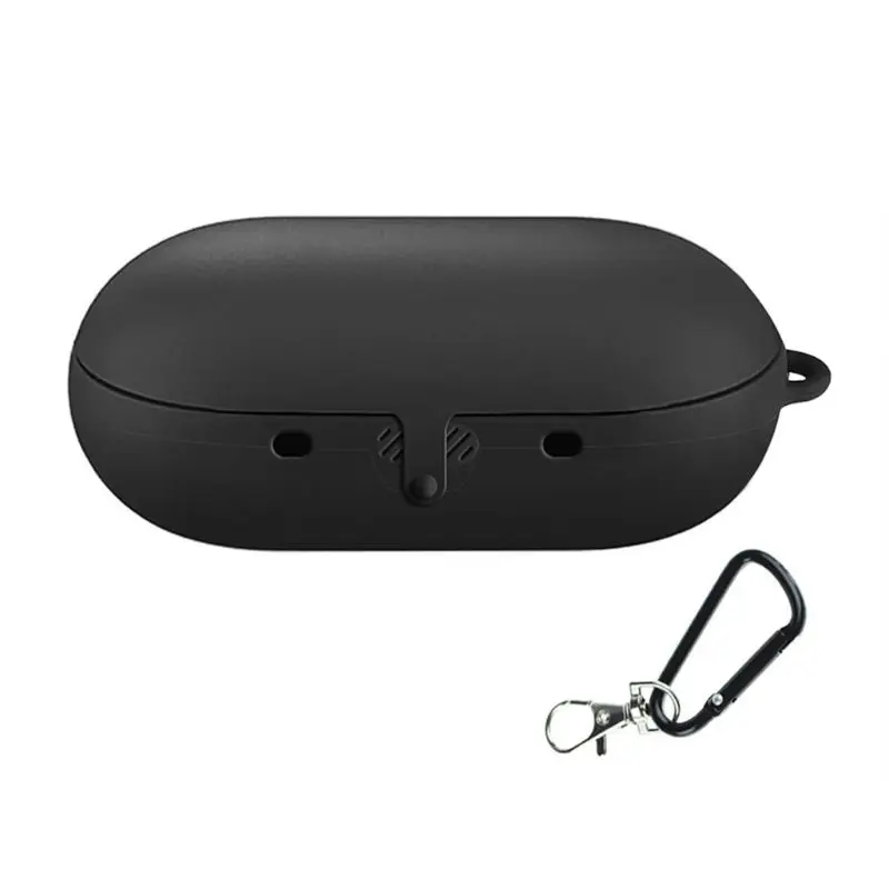 Противоударный гибкий силиконовый защитный чехол с карабином для Samsung Gear IconX 2018