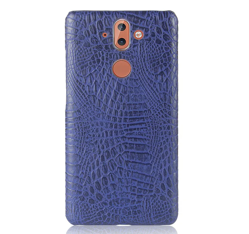 TWTR for Nokia 9 Global Dual mobile screen protectors Cases pc hard shell Cover 5.5&quot Case Crocodile pattern bumper | Мобильные