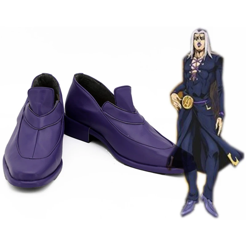Leone Abbacchio JOJO/Необычные Приключения; обувь для костюмированной вечеринки Rohan Kishibe; обувь JOJO; Leone Abbacchio Fugo; кожаные туфли; вечерние туфли для мальчиков; размер по индивидуальному заказу - Цвет: Leone Abbacchio