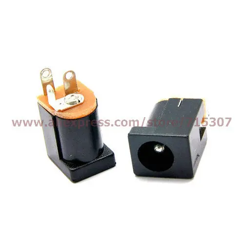 PHISCALE 10 шт. 5 5*2 1/5 5x2 1 мм DC разъем питания/DC 180 градусов футов 012|connector dc|socket connectorconnector
