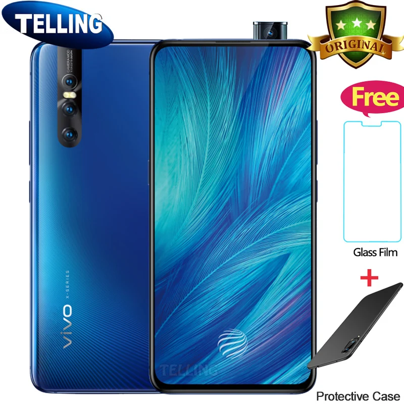 Подарки Vivo X27 мобильный телефон 4G LTE Android 9 0 Восьмиядерный Snapdragon 675/710 8 + 256G экран