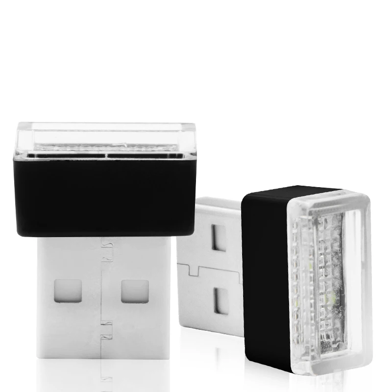 1 шт. автомобильные USB светодиодсветодиодный атмосферные огни декоративная лампа