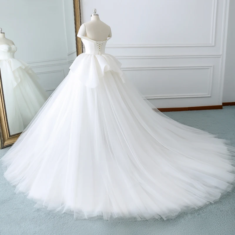 Сексуальное платье без бретелек с открытой спиной Vestidos De Novia открытыми плечами