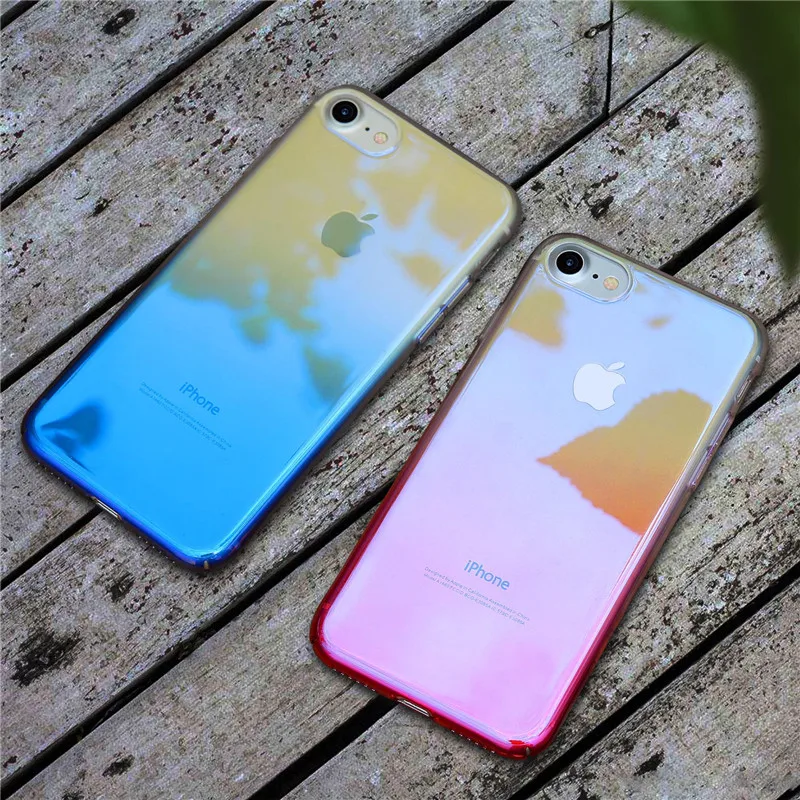Adtismark Blue Ray свет чехол для iPhone X 8 6 Роскошные Жесткий ПК Fundas для iPhone 6 7 plus крышка Капа Shell
