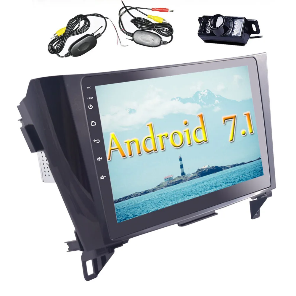 Беспроводная задняя камера в комплекте! Автомобильный стерео для nissan Android 7 1