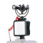 Универсальный мини-светодиодный фотографический светильник Ulanzi, 49 светодиодов, портативный ночной Светильник 6000K с горячим башмаком, крепление с резьбой 14 дюйма для камеры