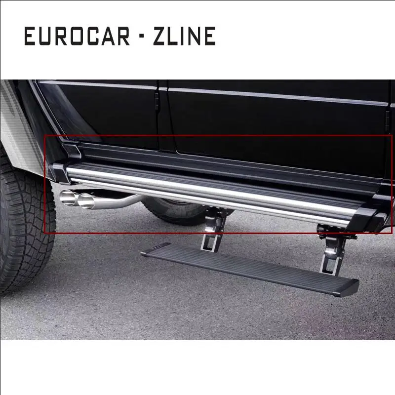 Боковые педали из нержавеющей стали G class w463 G500 G55 G63 G65 для MB G class w463 style