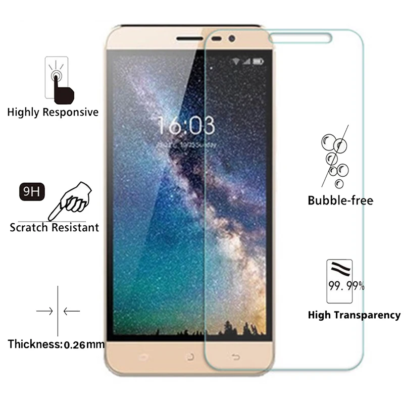 10 шт./лот 2.5D Закаленное стекло для Hisense F20 9H Высококачественная Взрывозащищенная
