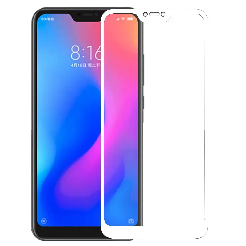 Закаленное стекло 2.5D с полным покрытием краев и защитой от царапин для Xiaomi Redmi 6 pro