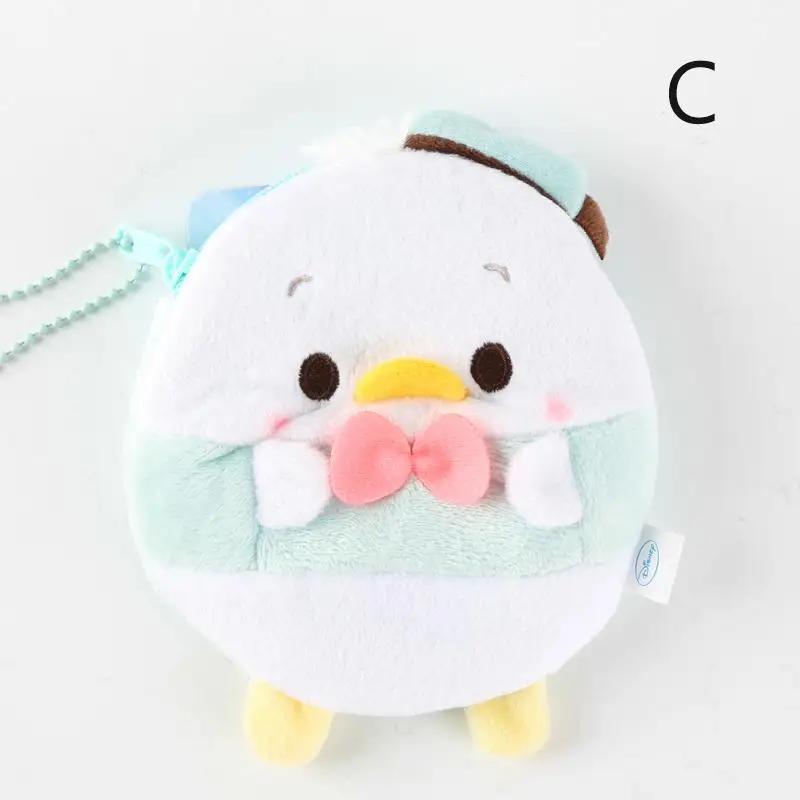 12 и 13 см 4 модели TSUM UFUFY мини Минни, Ститч-игрушка Кошельки для монет Микки плюшевые сумки милые Мультяшные обои для детей Подарки для девочек - Цвет: C