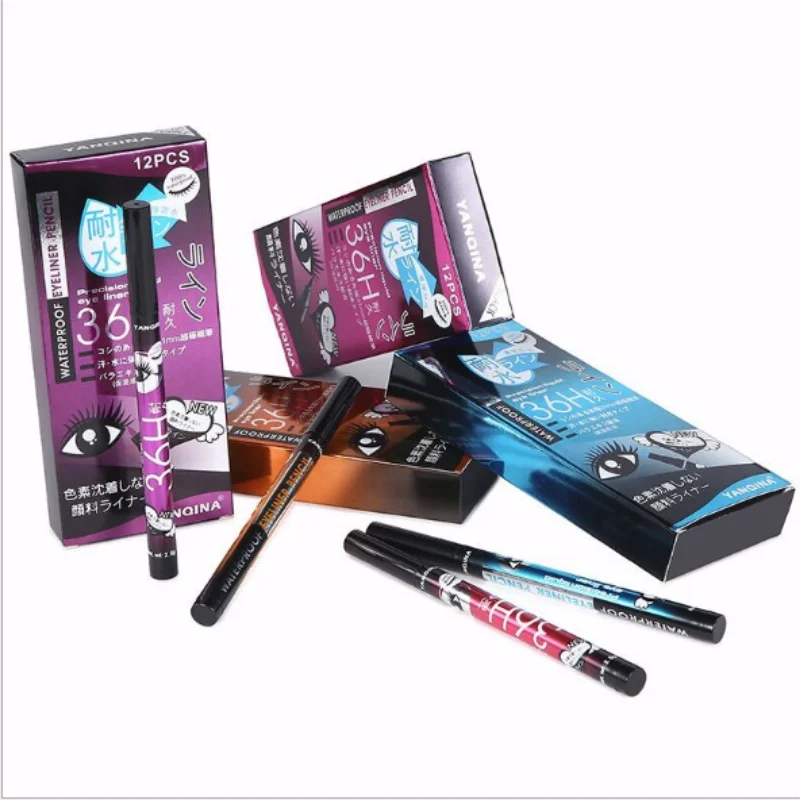 Eye Liner Pencil Водонепроницаемый жидкости Подводка для глаз Макияж Красота