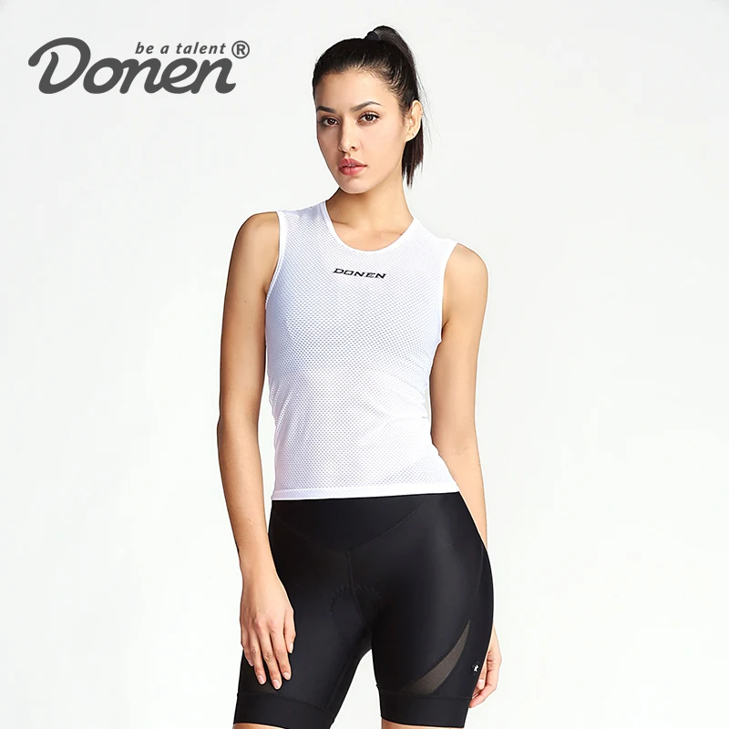 DONEN 2018  Women Sleeveless Riding Bike Cycling Vest White Cool Bike Vest Lightweight Breathable Bicycle Jersey Clothes
