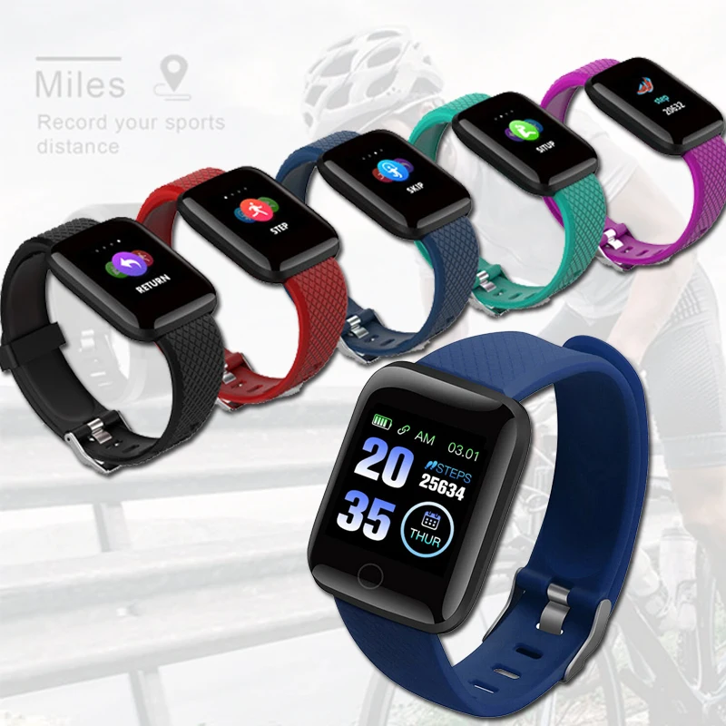 

Wholesale 116 PLUS Smart Watch Wristband Bracelet Pedometer Sport Fitness Tracker smart Wristband