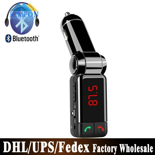 (Оптовая Продажа) 50 шт./лот Bluetooth автомобильный комплект MP3-плеер FM-передатчик