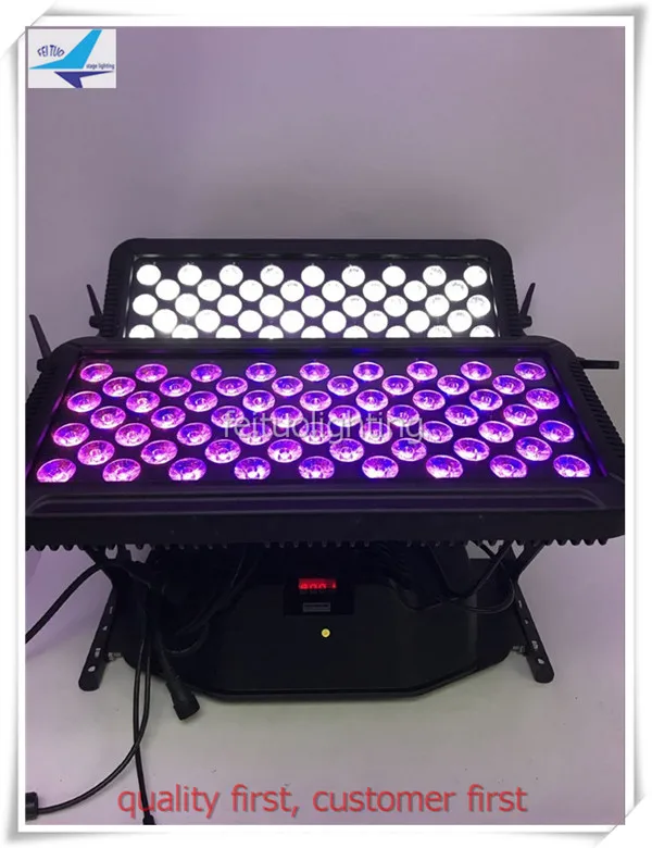 4 шт. + Flycase мощный наружный Dmx светодиодный настенный светильник для мытья 120x18 Вт