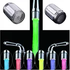 Насадка на водопроводный кран, светодиодная трехцветная термостатическая, 7 цветовых вариантов