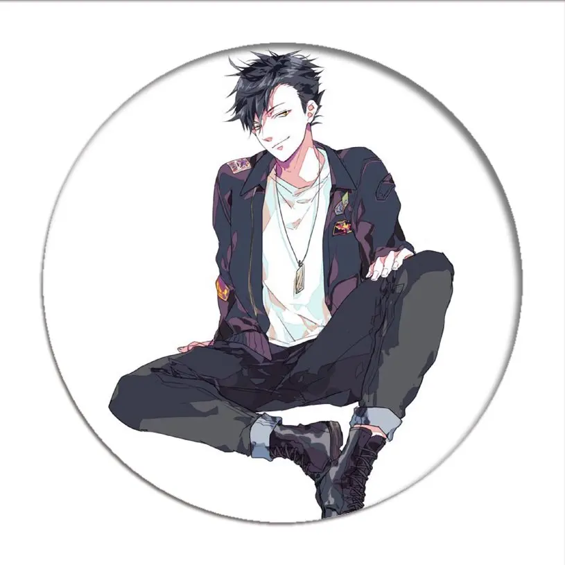 Мультфильм Haikyuu! Значки для косплея Hinata Shoyo брошь булавки 58 мм Япония Аниме