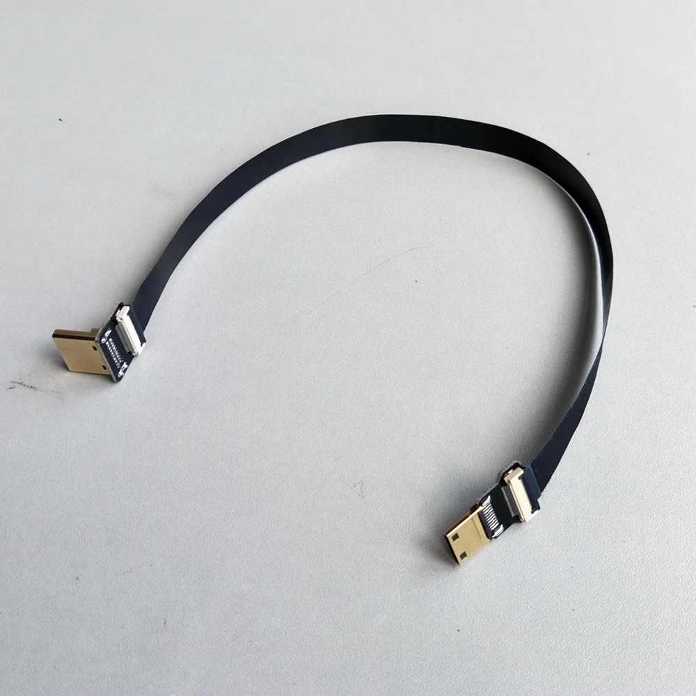 5/10/15/20/30 см ультра тонкий кабель HDMI тип A вверх угол 90 градусов Мужчина к мужчине