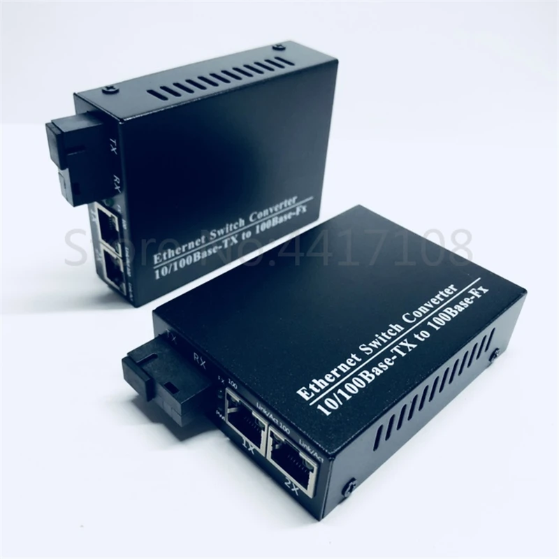 10/100 м Быстрый Ethernet коммутатор конвертер 20 км волоконно оптический медиа