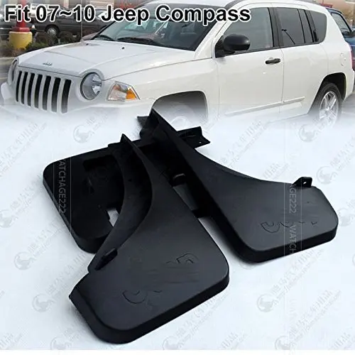 4 шт. автомобильные аксессуары брызговики подходят для JEEP COMPASS 2007 2008 2009 2010