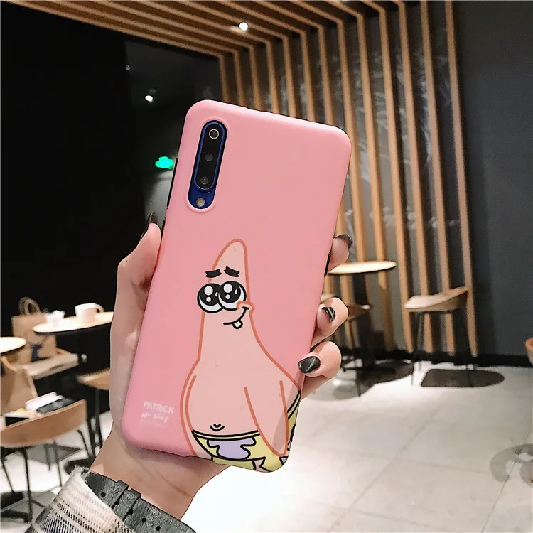 Чехол для Xiaomi mi9 милый мягкий чехол задней панели телефона Mr.Krabs mi 8 8se mi9se 6X Redmi note 5