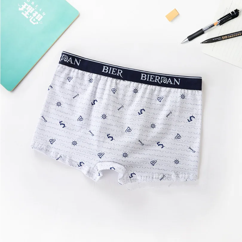 bierdan моды печати письма шорты мужского оболочки сумку хлопок трусики боксеров
