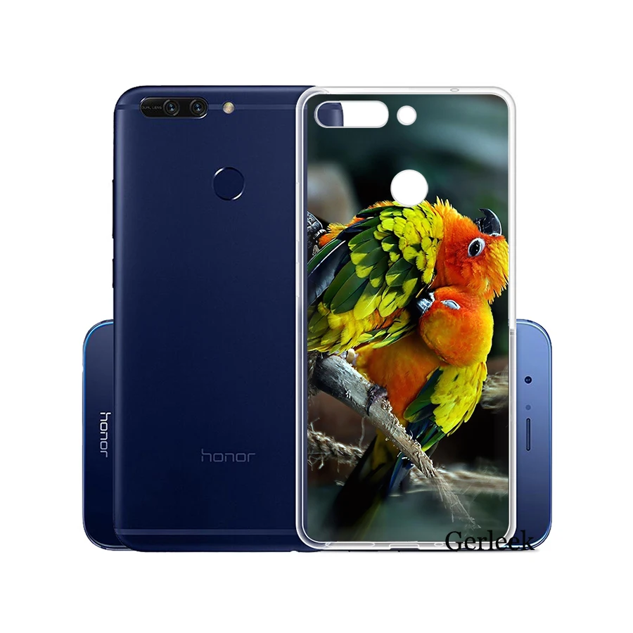 Чехол для телефона с изображением животных птиц и попугаев Huawei Honor 6A 7A 7C 7X 8X 8 9 10 Lite