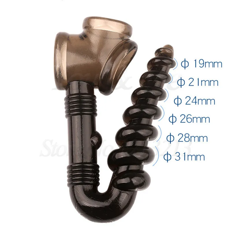 New Male Anal Butt Plug Beads Prostate Massager With Scrotum Binding Chastity Cage G spot Penis Cock Sex Rings Toys For Men | Красота и