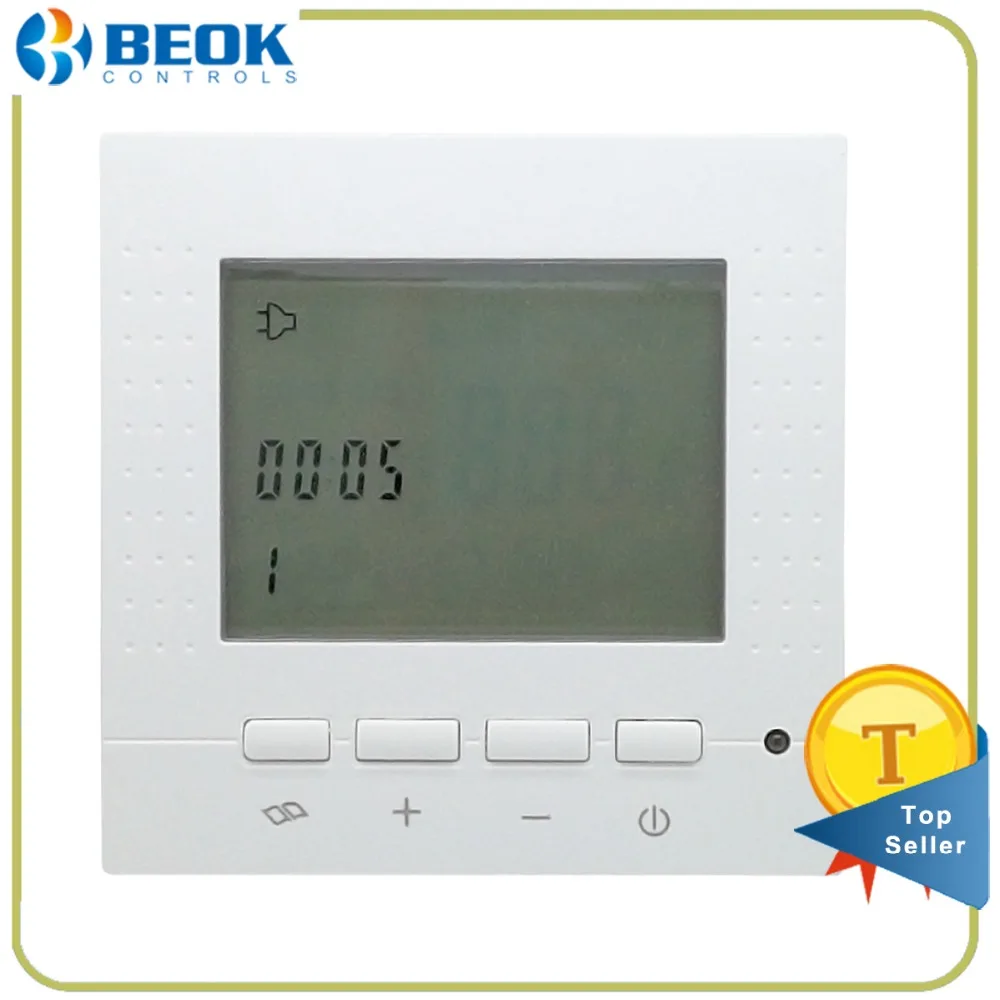 Beok TOL43S-EP терморегулятор синий экран термостат для теплого пола системы отопления - Фото №1