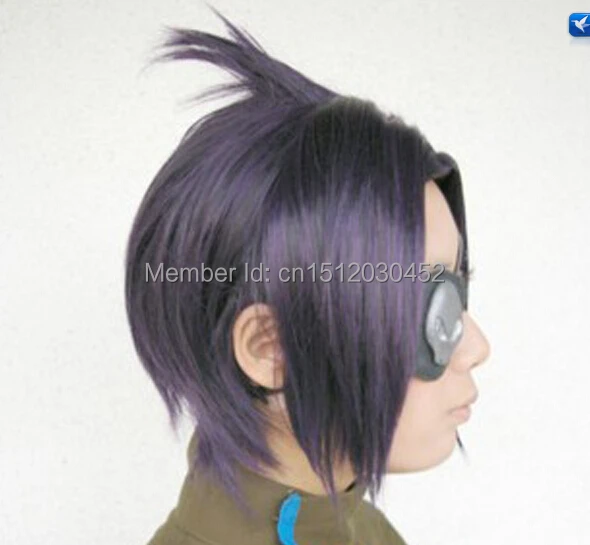 hotsale!Tutor reborn skull purple / cos wig+free weaving cap |