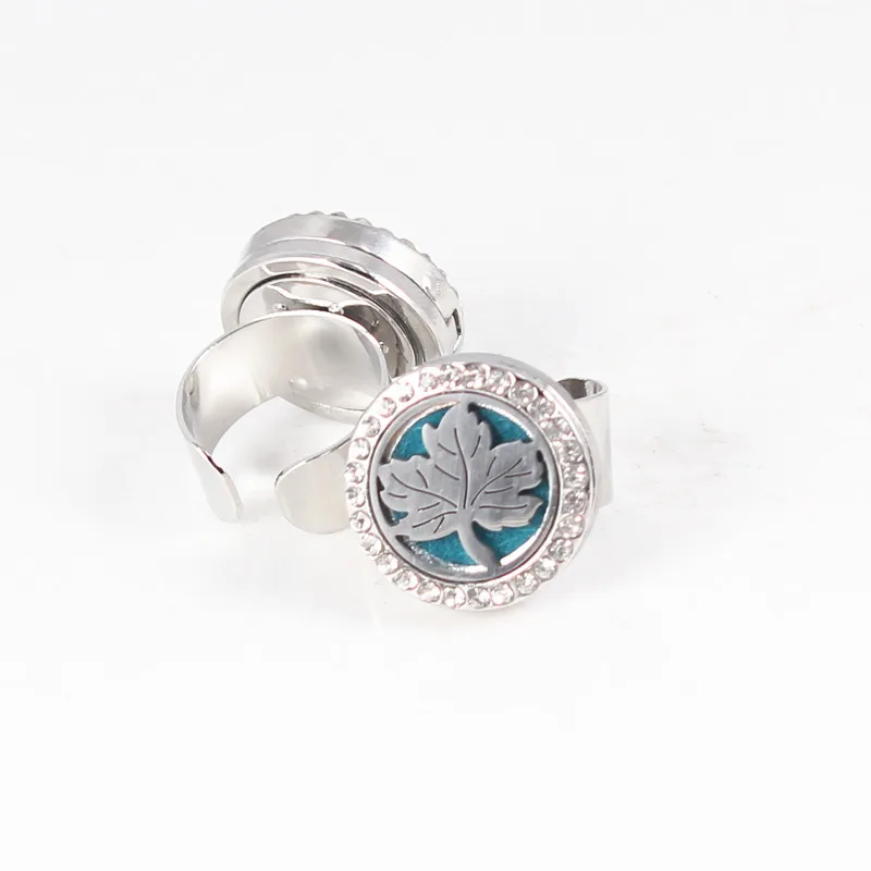 20mm Wings Diffuser Locket Ring with Crystals Dropship Essential Oils Aromatherapy Ring(10 free pads) | Украшения и аксессуары