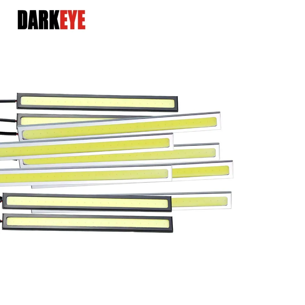 

Car Styling 10pcs LED 12V 14cm 17cm Automotive Daytime Running Light lamps Bar IP65 Waterproof DRL Panel Bulbs