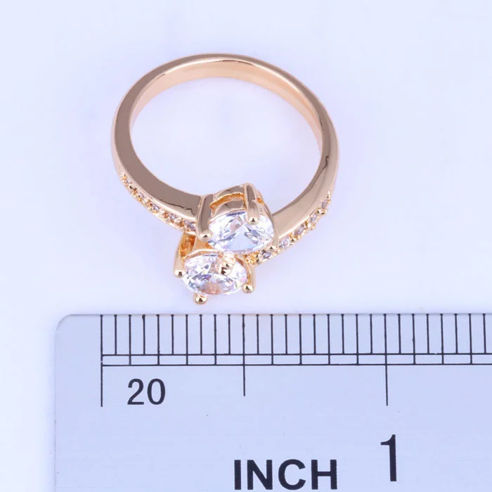 Love Monologue Sparkling White Cubic Zirconia Yellow Gold Color Rings Wedding Jewelry J0439 Size 6/7/8/9 Free Fast Shipping | Украшения и