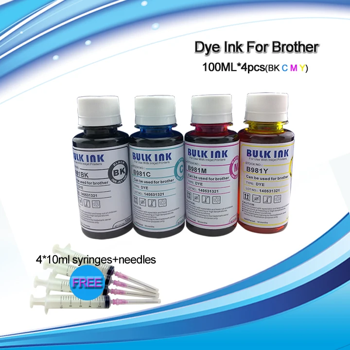 

Refill Dye ink for LC203 LC205 LC207 LC213 LC227 LC233 LC235 LC237 LC665 LC667 LC673 LC675