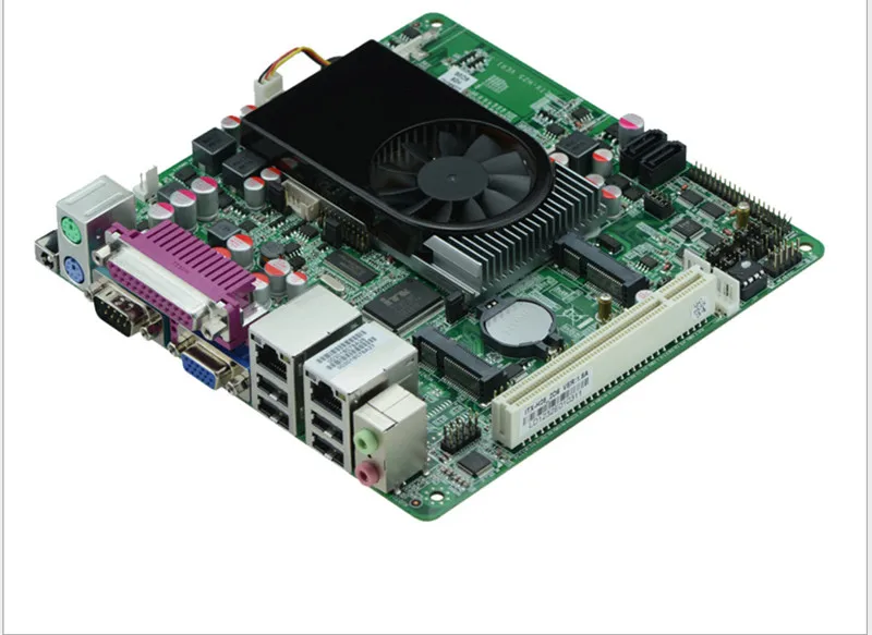 Мини Itx Промышленная материнская плата Intel Atom D2550 CPU безвентиляторная POS |